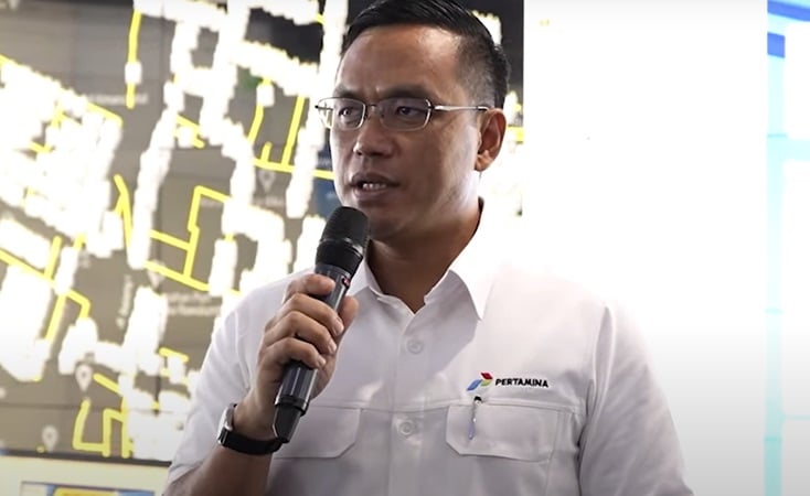 Direktur Utama PT Pertamina (Persero) Simon Aloysius Mantiri