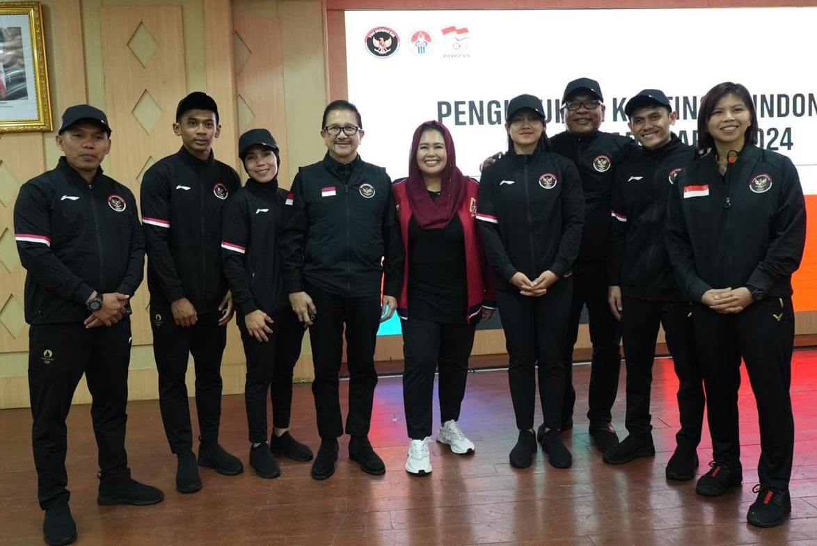 FPTI Bersama Kontingan Atlet Indonesia Menuju Olimpiade Paris 2024