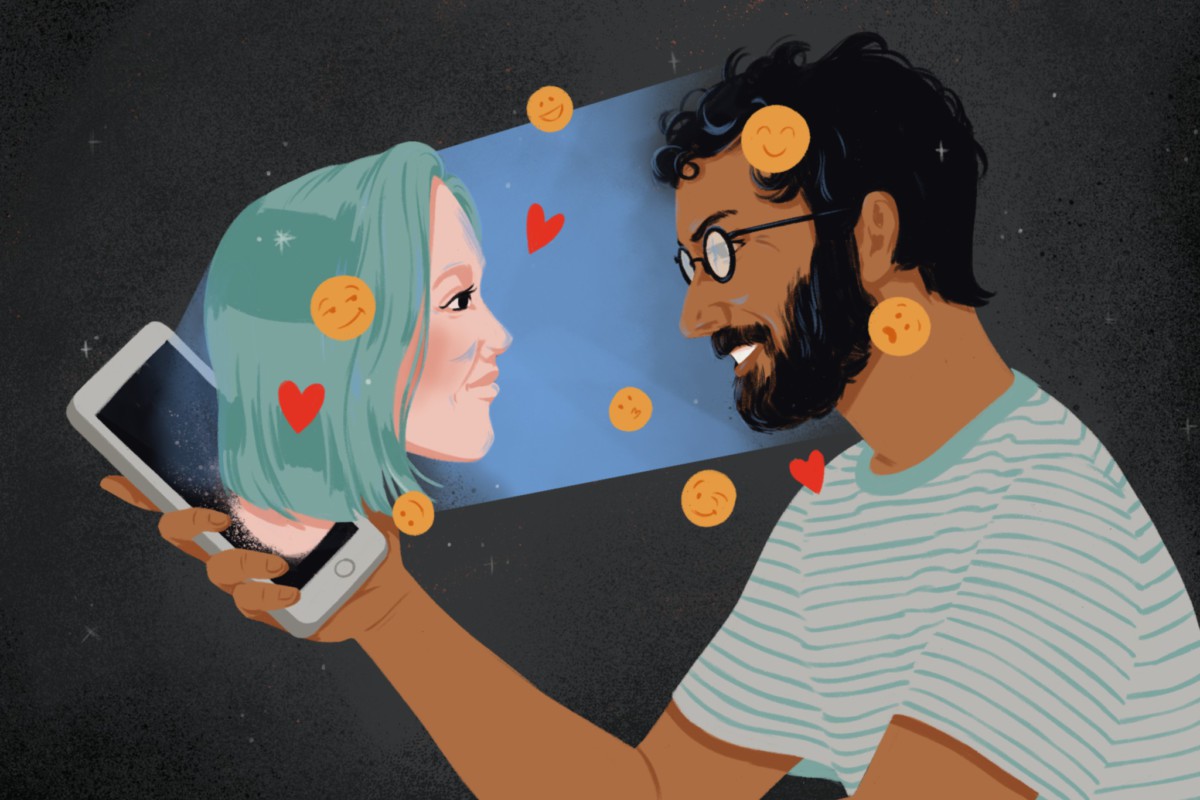 Ilustrasi Pacaran AI