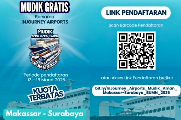 Bandara Sultan Hasanuddin Buka Pendaftaran Mudik Gratis, Cek Caranya!