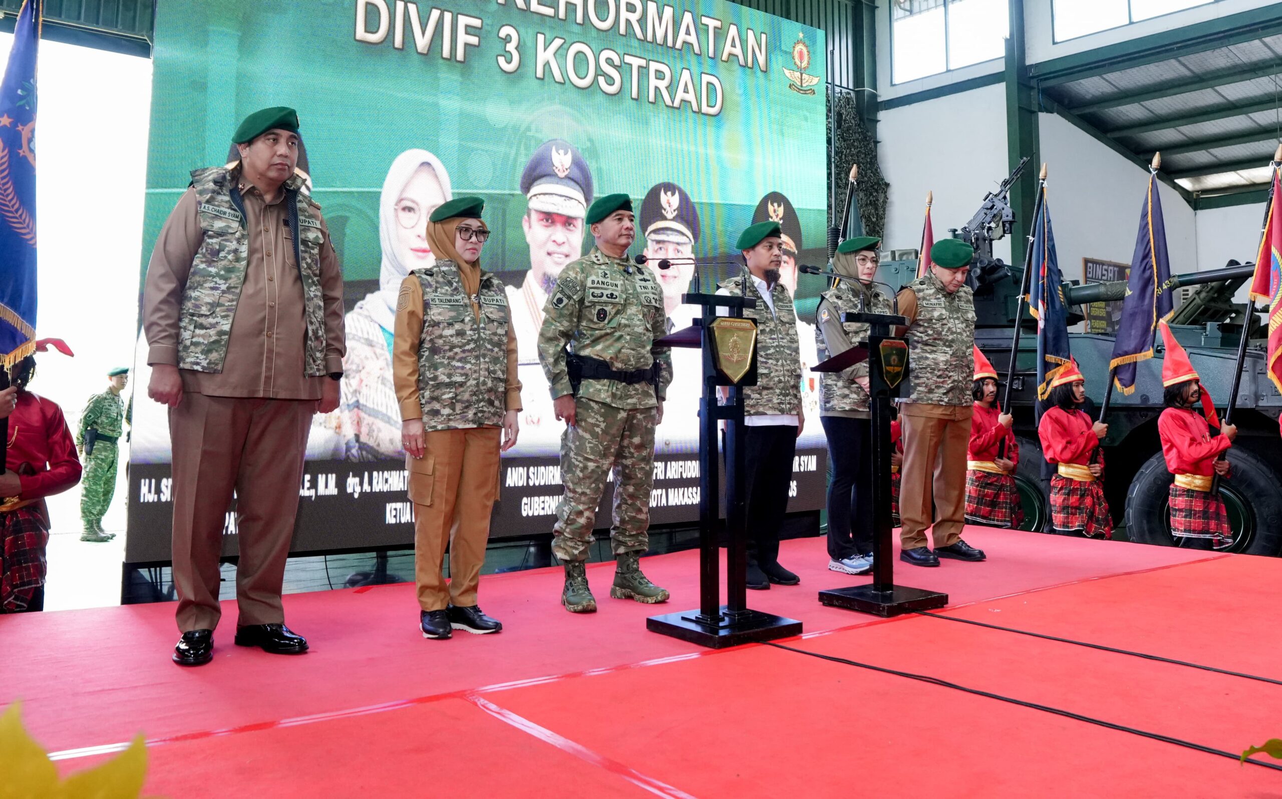 Munafri Arifuddin Dikukuhkan Sebagai Warga Kehormatan Divisi Infanteri 3 Kostrad