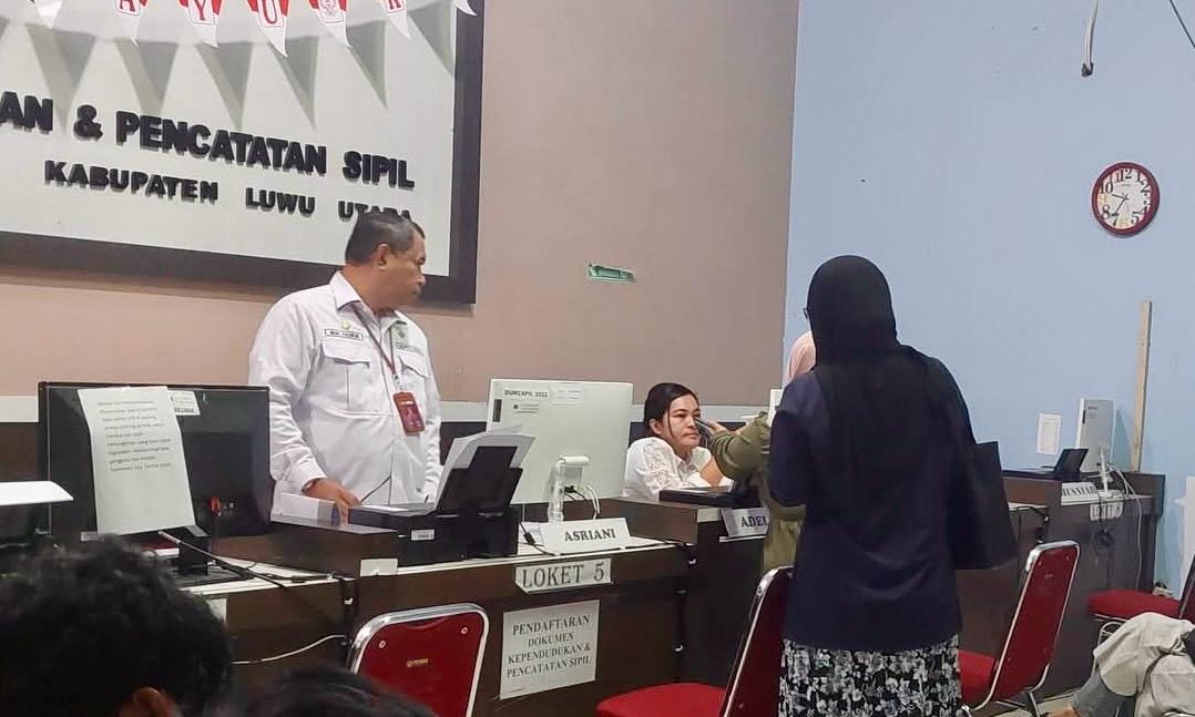 Dukcapil Luwu Utara Tetap Buka Layanan Pascamudik untuk KTP-el
