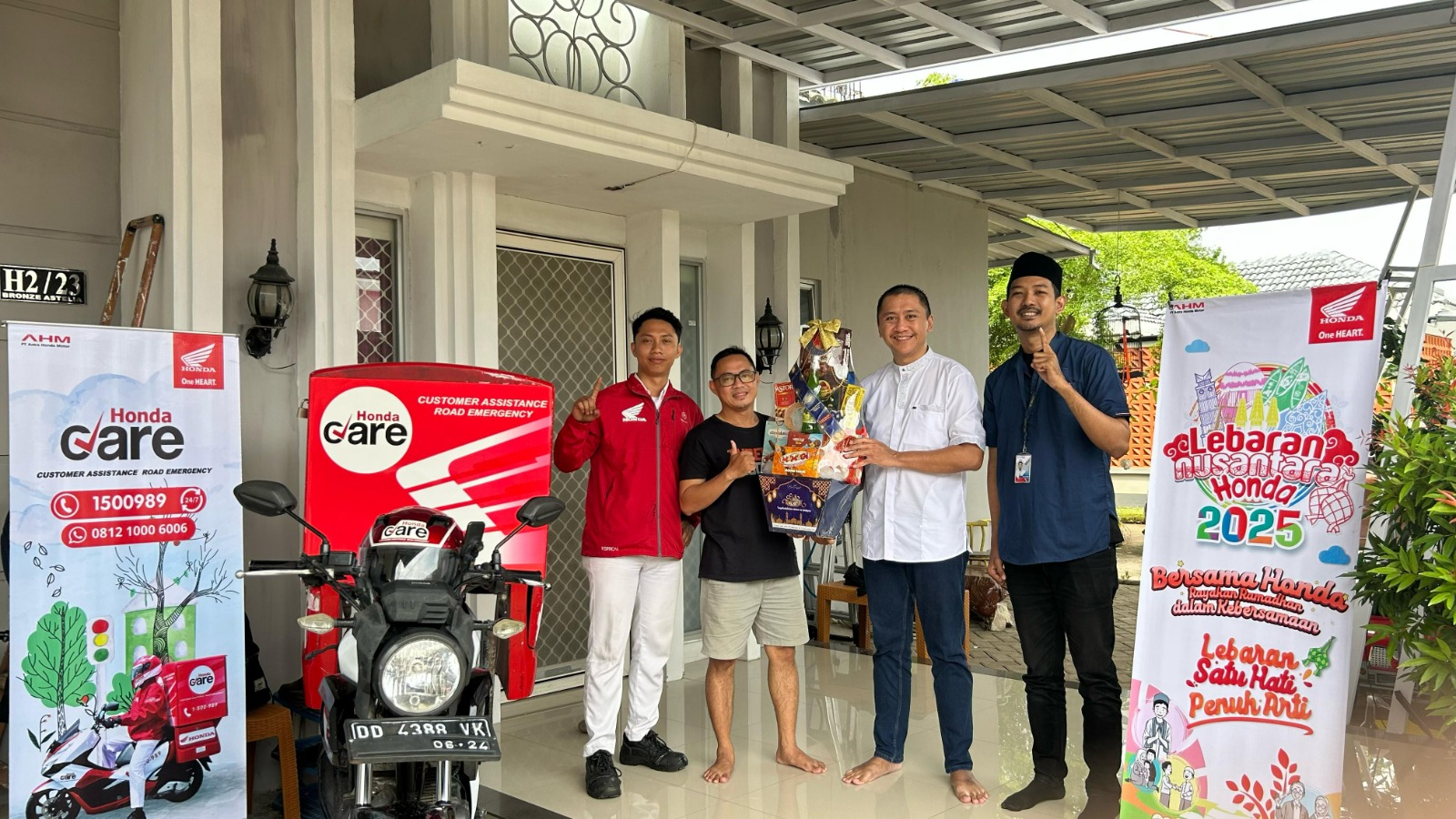 Honda HSO Makassar Apresiasi Pelanggan Setia dengan Servis Gratis dan Parcel