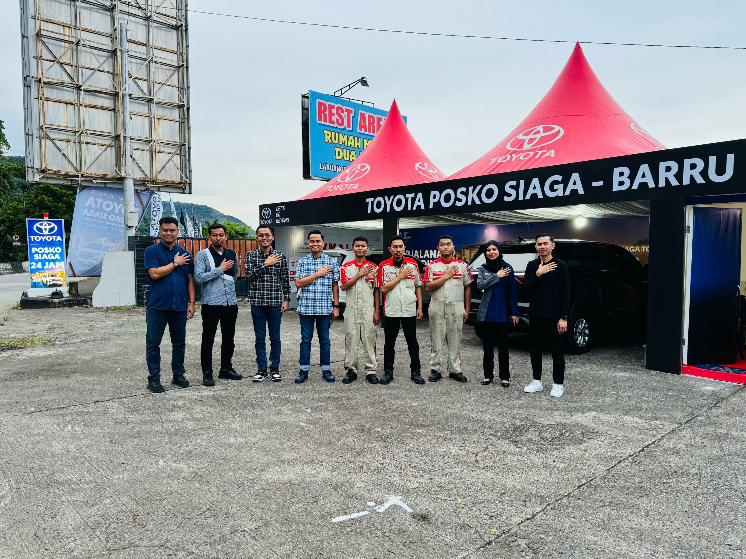 Kalla Toyota Siaga Tawarkan 23 Bengkel dan Posko 24 Jam