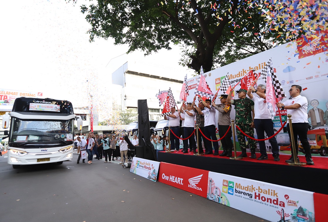 2.572 Konsumen Honda Ikut Program Mudik Lebaran Bersama AHM