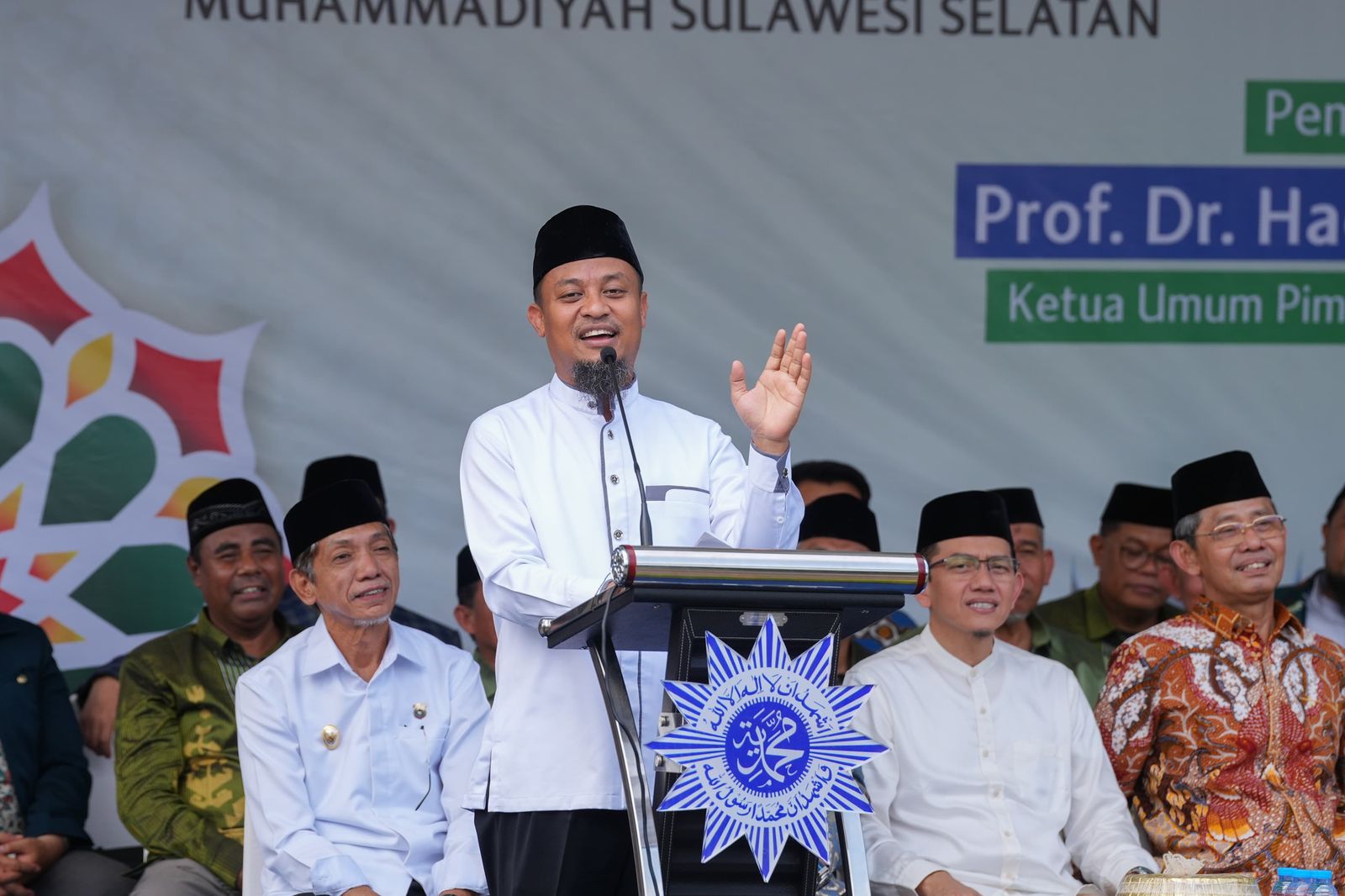 Andi Sudirman Hadiri Pencanangan Pembangunan Gedung SDM Muhammadiyah Sulsel