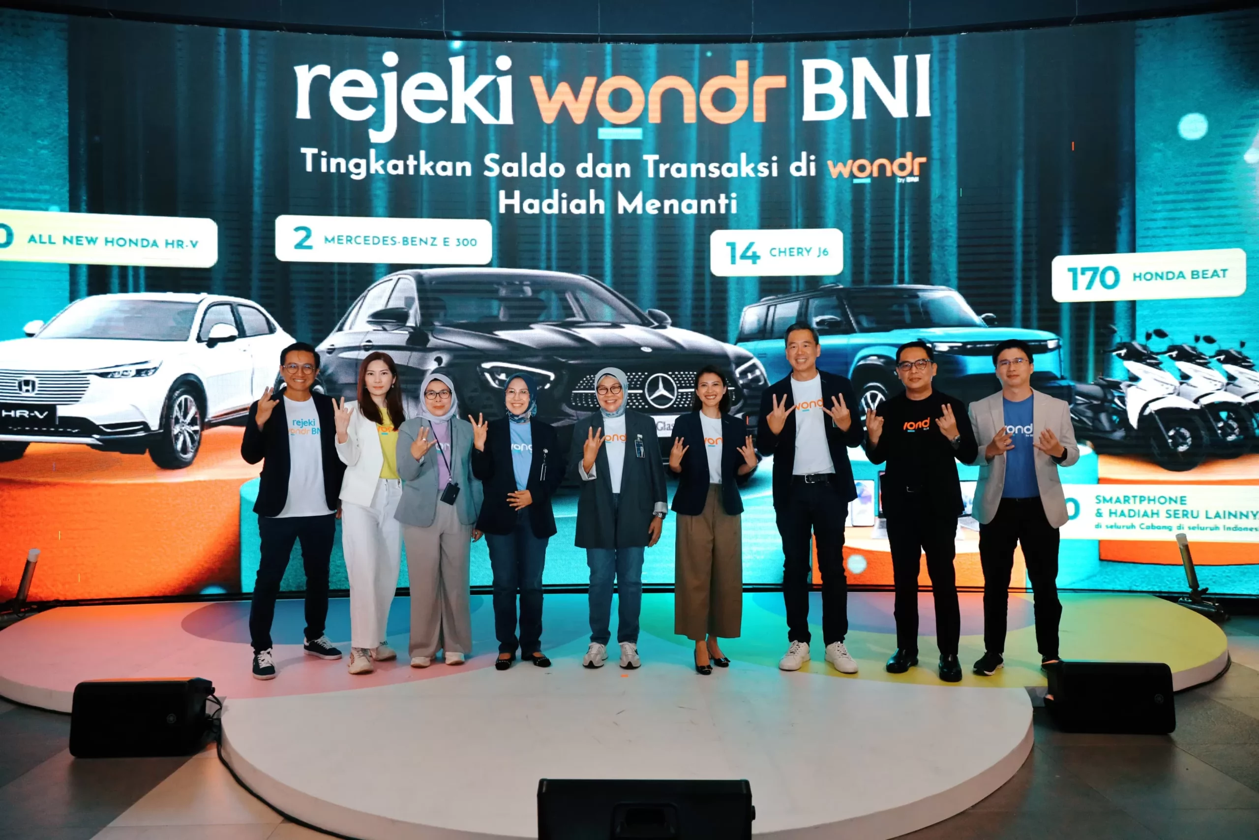 BNI Luncurkan Program Undian Rejeki wondr, Hadiah Mewah Menanti Nasabah