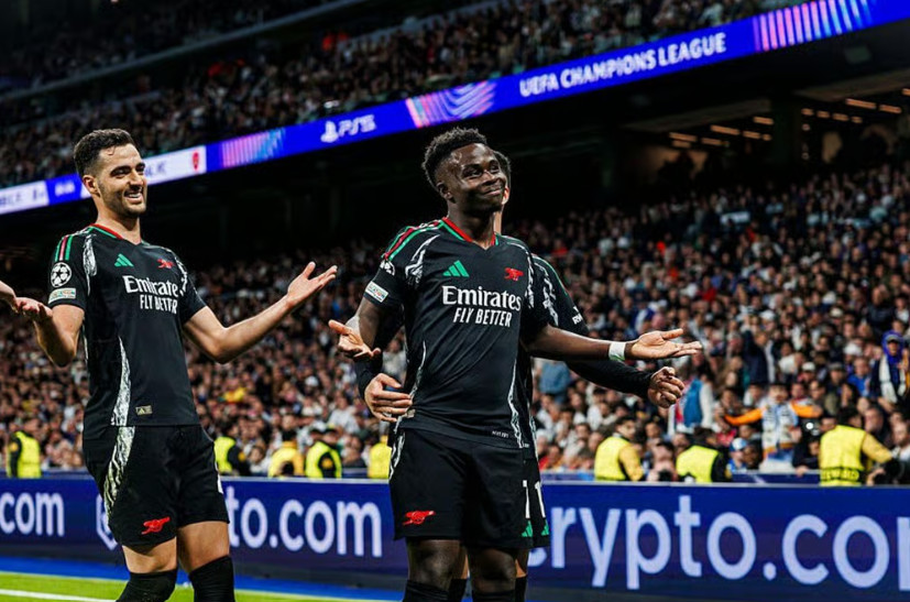 Liga Champions : Arsenal Hancurkan Madrid 2-1, The Gunners Ke Semifinal