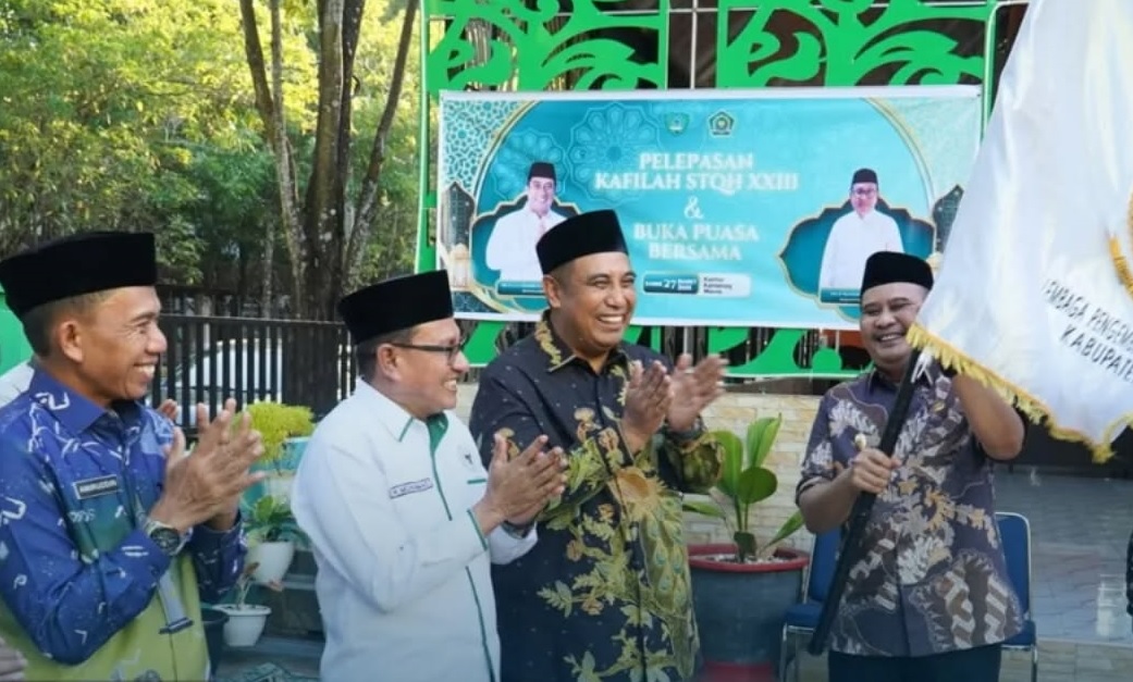 Bupati Maros Resmi Lepas Kontingen STQH XXIII ke Luwu Utara