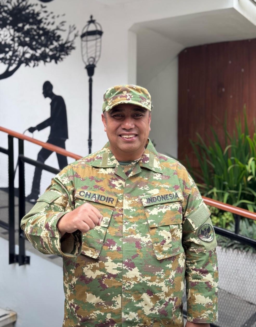 Chaidir Syam Saat Mengikuti Retret di Akademi Militer Magelang