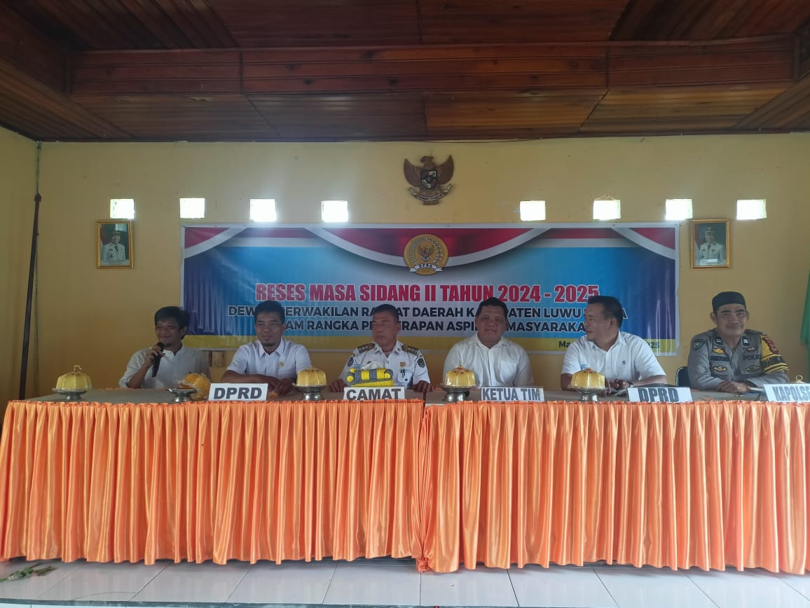 DPRD Luwu Utara Gelar Reses di Masamba, Serap Aspirasi Dapil I