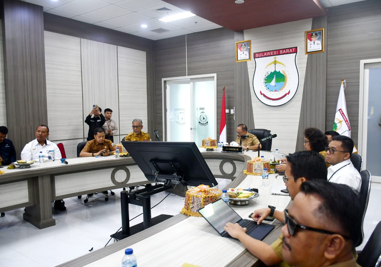 Gubernur SDK Pimpin Rakor TPID, Harga Minyakita Sulbar Terendah di Indonesia