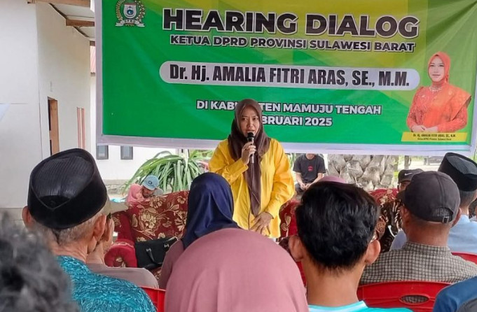 Ketua DPRD Sulbar Saat Kunjungan Kerja di Dusun Patulana, Desa Budong-Budong, Kecamatan Topoyo, Kabupaten Mamuju Tengah
