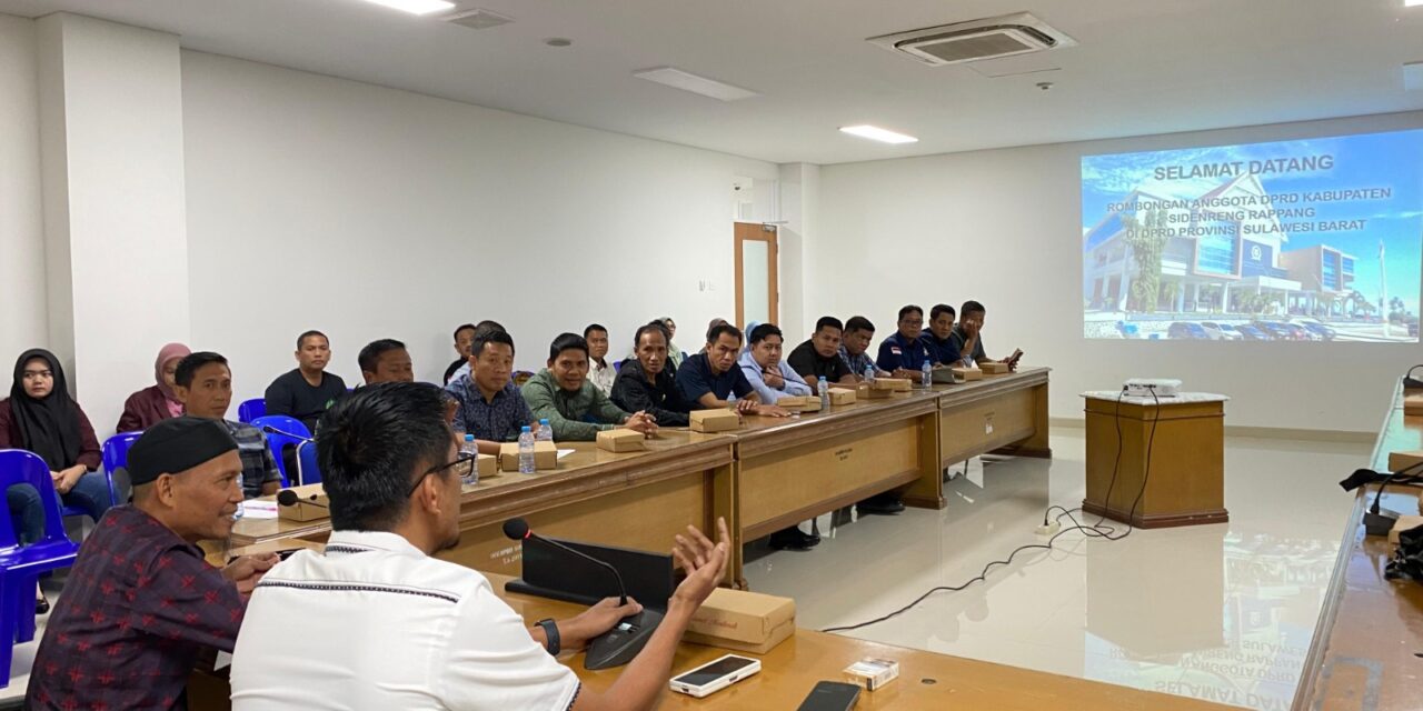 DPRD Sulbar Terima Kunjungan Kerja DPRD Sidrap