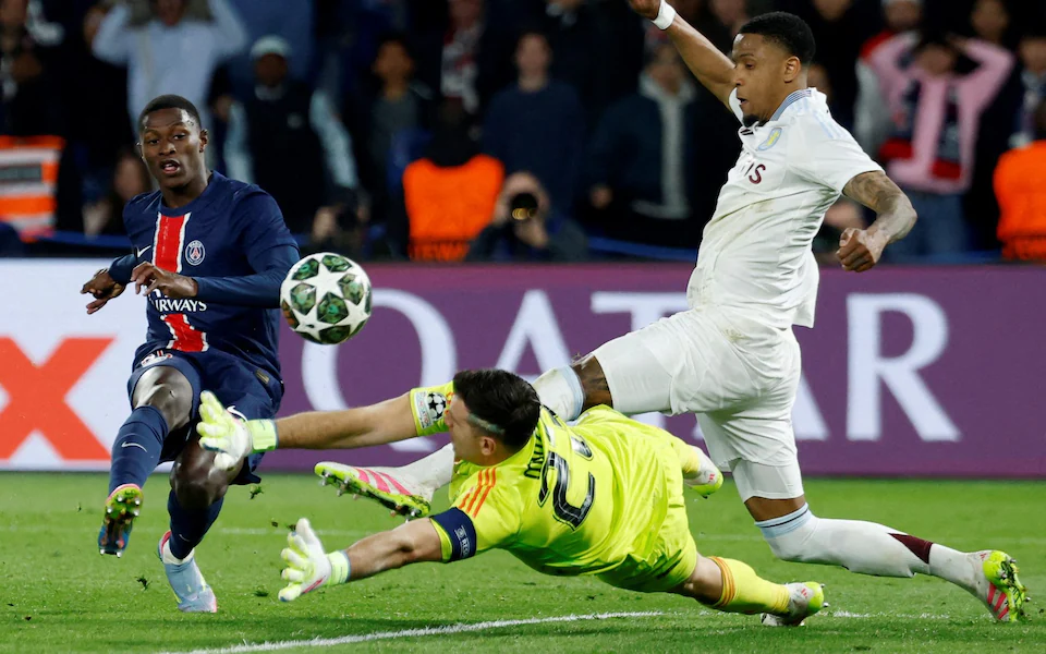 Liga Champions : PSG Bangkit Setelah Tertinggal, Kalahkan Aston Villa 3-1