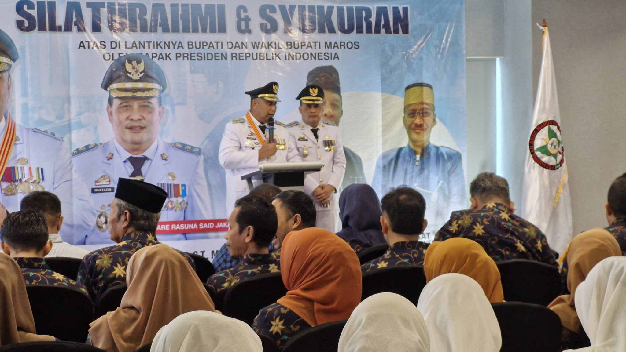 Silaturahmi dan Syukuran Bupati dan Wakil Bupati Maros Chaidir Syam dan Muetazim Mansyur