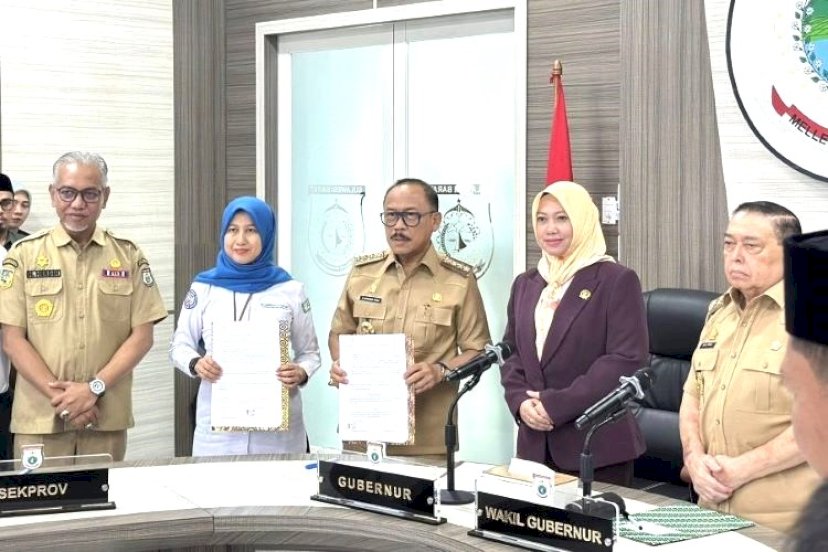 Dihadiri Ketua DPRD Sulbar, Pemprov dan BPJS Kesehatan Sinergikan Program JKN Lewat Nota Kesepakatan