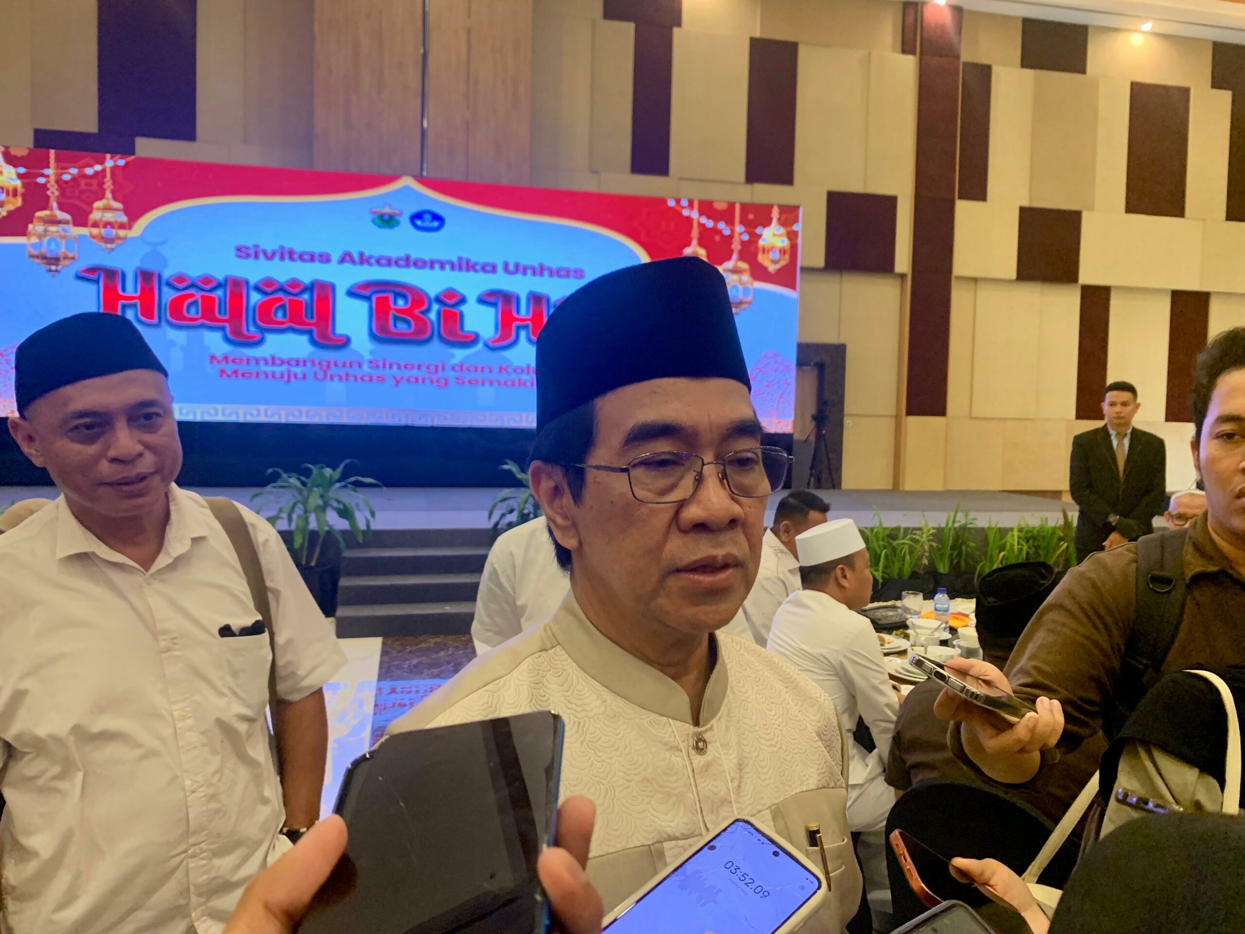 Halal Bi Halal Unhas, Rektor: Mari Saling Memaafkan dan Bangun Kebersamaan