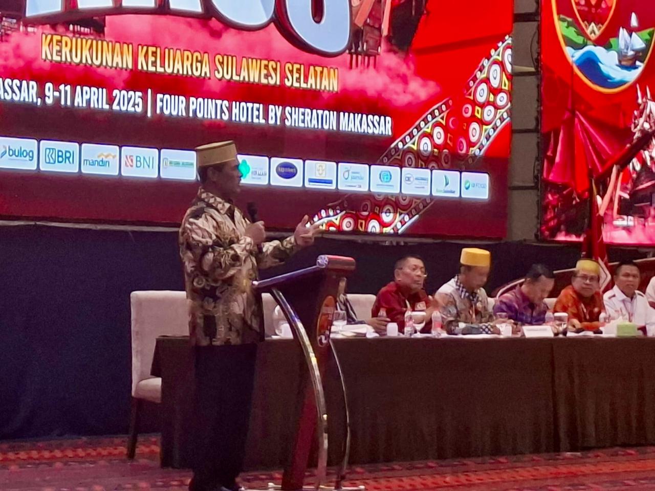 Andi Amran Sulaiman menyampaikan Visi dan Misi Calon Ketua KKSS. (Ist)