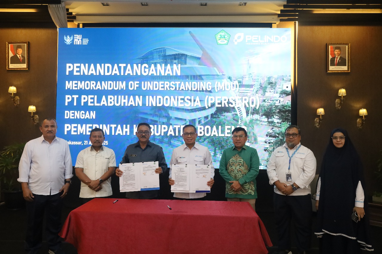 Pelindo dan Pemkab Boalemo Teken MoU Pengembangan Pelabuhan Tilamuta
