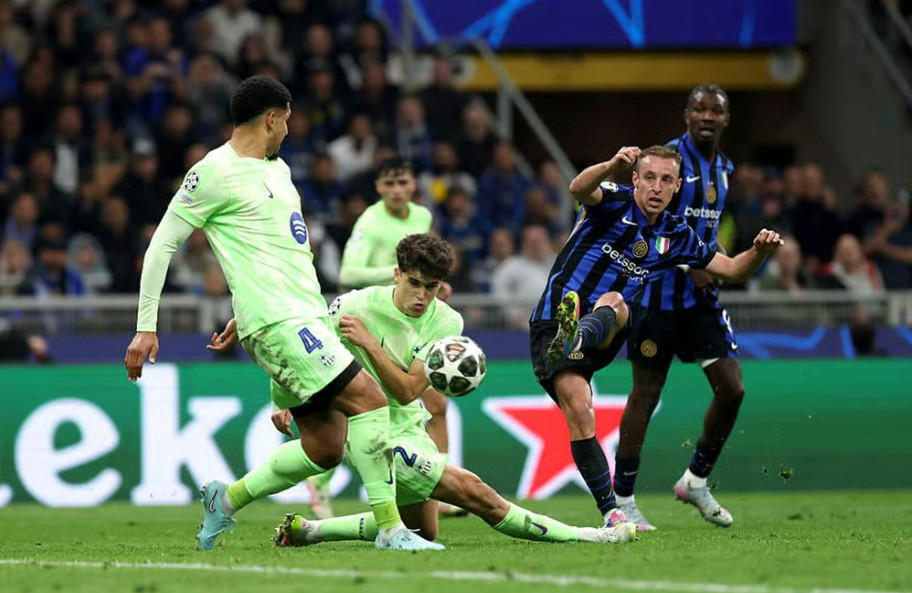 Detik Detik David Frattesi Cetak Gol Ke Gawang Barcelona