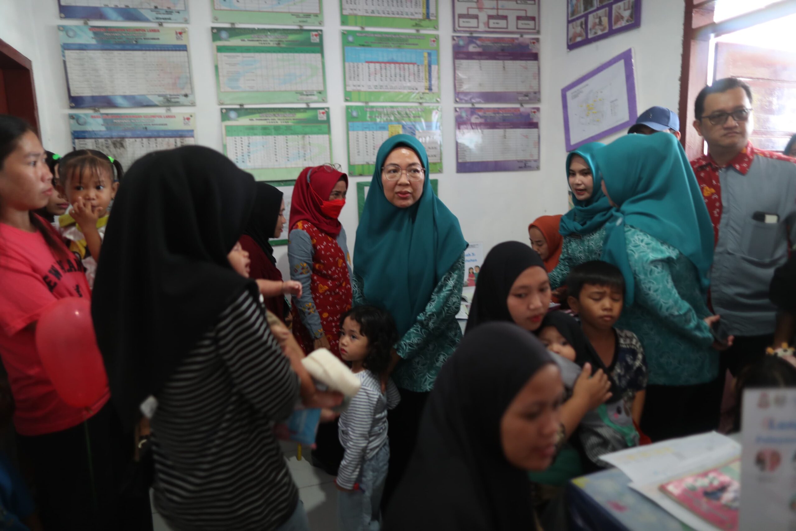 Melinda Aksa Tinjau Posyandu di Pannampu Jelang Verifikasi Tingkat Provinsi