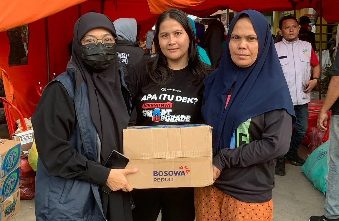 Bosowa Peduli Salurkan Bantuan untuk Korban Kebakaran di Tamalate Makassar