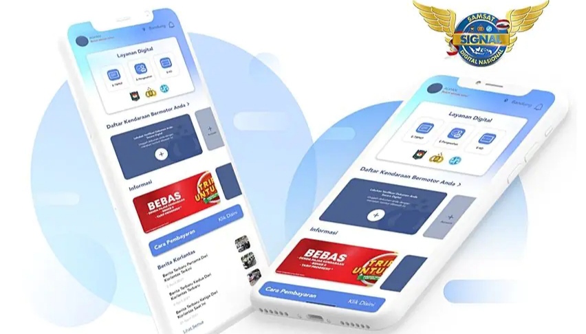 Ilustrasi Aplikasi Samsat Signal