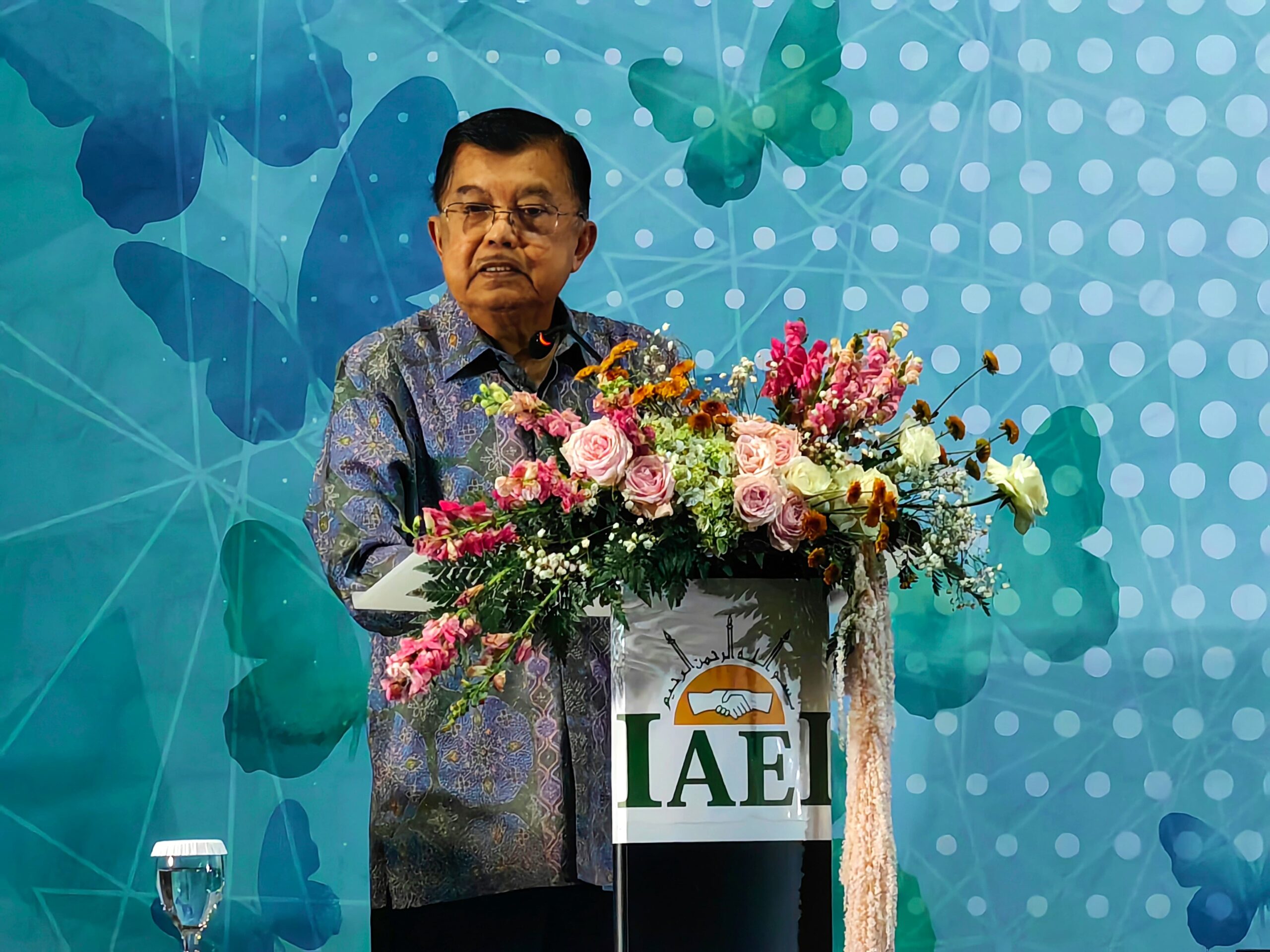 JK Saat Menyampaikan Sambutan Di Acara Muktamar Ke-5 Ikatan Ahli Ekonomi Islam Indonesia (IAEI)