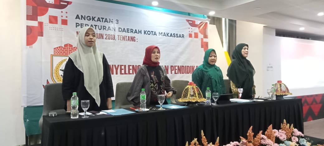 Legislator DPRD Kota Makassar, Ir. Andi Suhada Sappaile Menggelar Sosialisasi Peraturan Daerah (Perda) Nomor 1 Tahun 2019 Tentang Penyelenggaraan Pendidikan