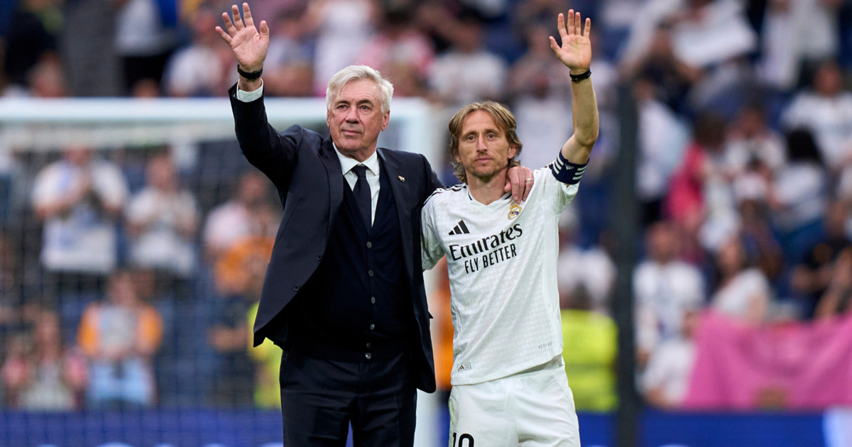 Perpisahan Carlo Ancelotti dan Luka Modric Dengan Real Madrid