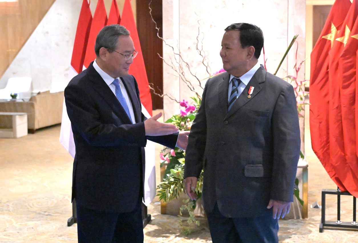 Pertemuan Presiden Prabowo Dengan PM China Li Qiang