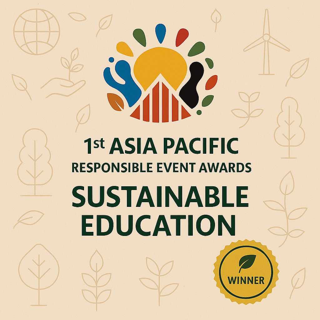 Poltekpar Makassar Raih Penghargaan Sustainable Education Winner di Ajang Asia Pacific Responsible Event Awards