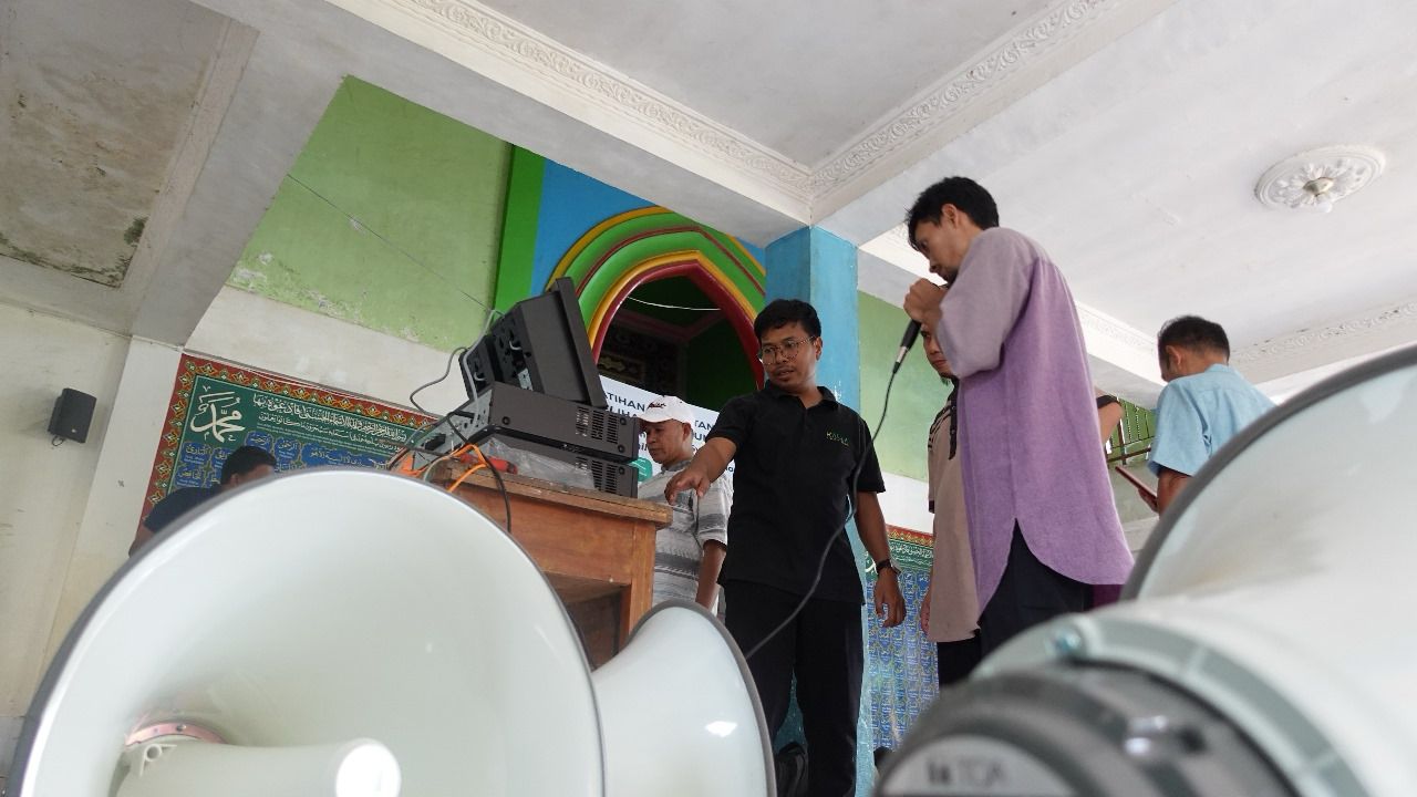 LAZ Hadji Kalla Komitmen Berbagi Sound System untuk Masjid dan Pesantren