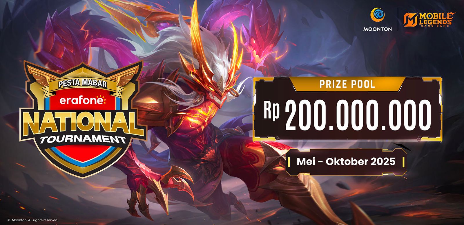 Erafone National Tournament 2025 Hadir di 10 Kota, Makassar Kapan?