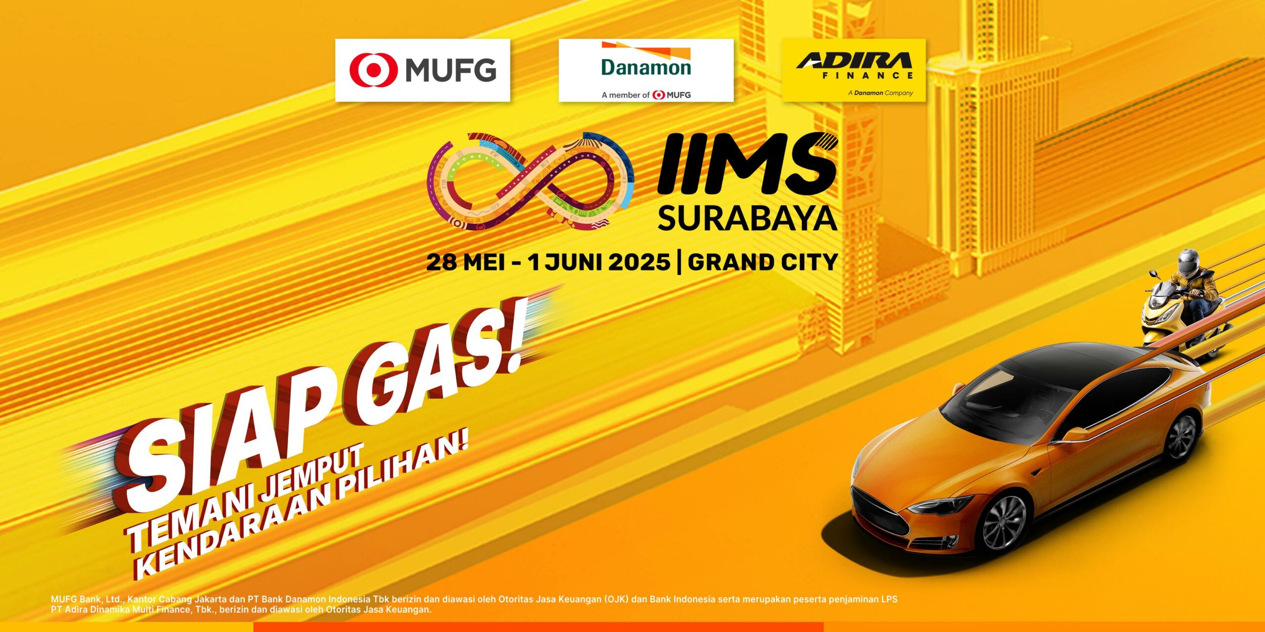 Dengan Dukungan MUFG, Danamon dan Adira Finance Ramaikan IIMS Surabaya 2025