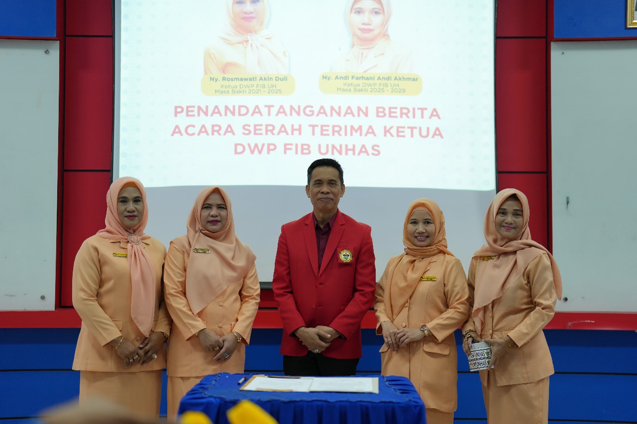 Sertijab Ketua DWP FIB Unhas Tandai Semangat Regenerasi dan Kebersamaan