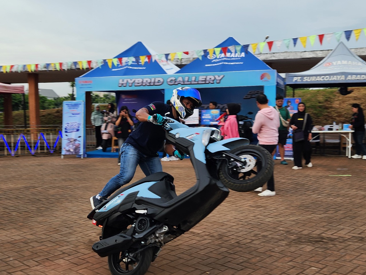 SJAM Pamer Kekuatan Rangka Yamaha Gear Ultima 2025 dalam G-Utlima Auto Show
