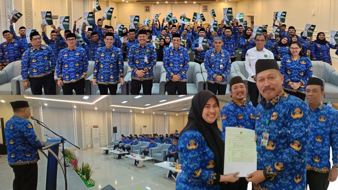 Sebanyak 3.503 PPPK Kemenag Sulsel Resmi Dilantik, Kakanwil: Jadilah Pelayan Umat