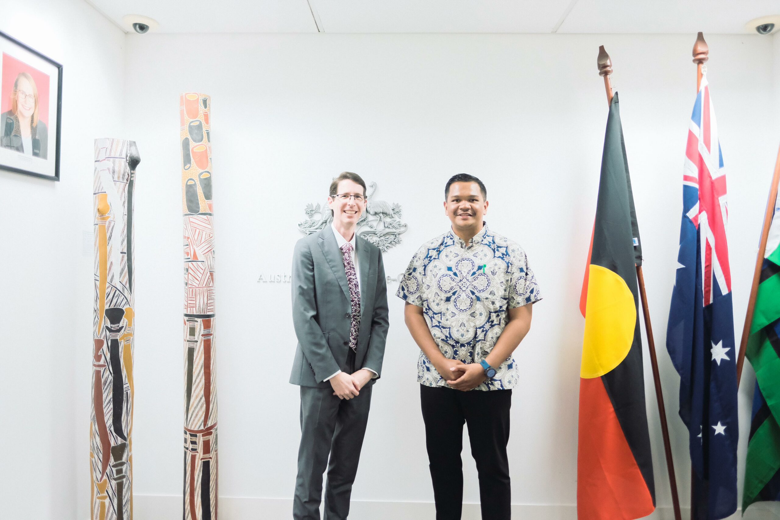 Bupati Bantaeng, Uji Nurdin Bersama Konsul Jenderal Australia, Todd Dias