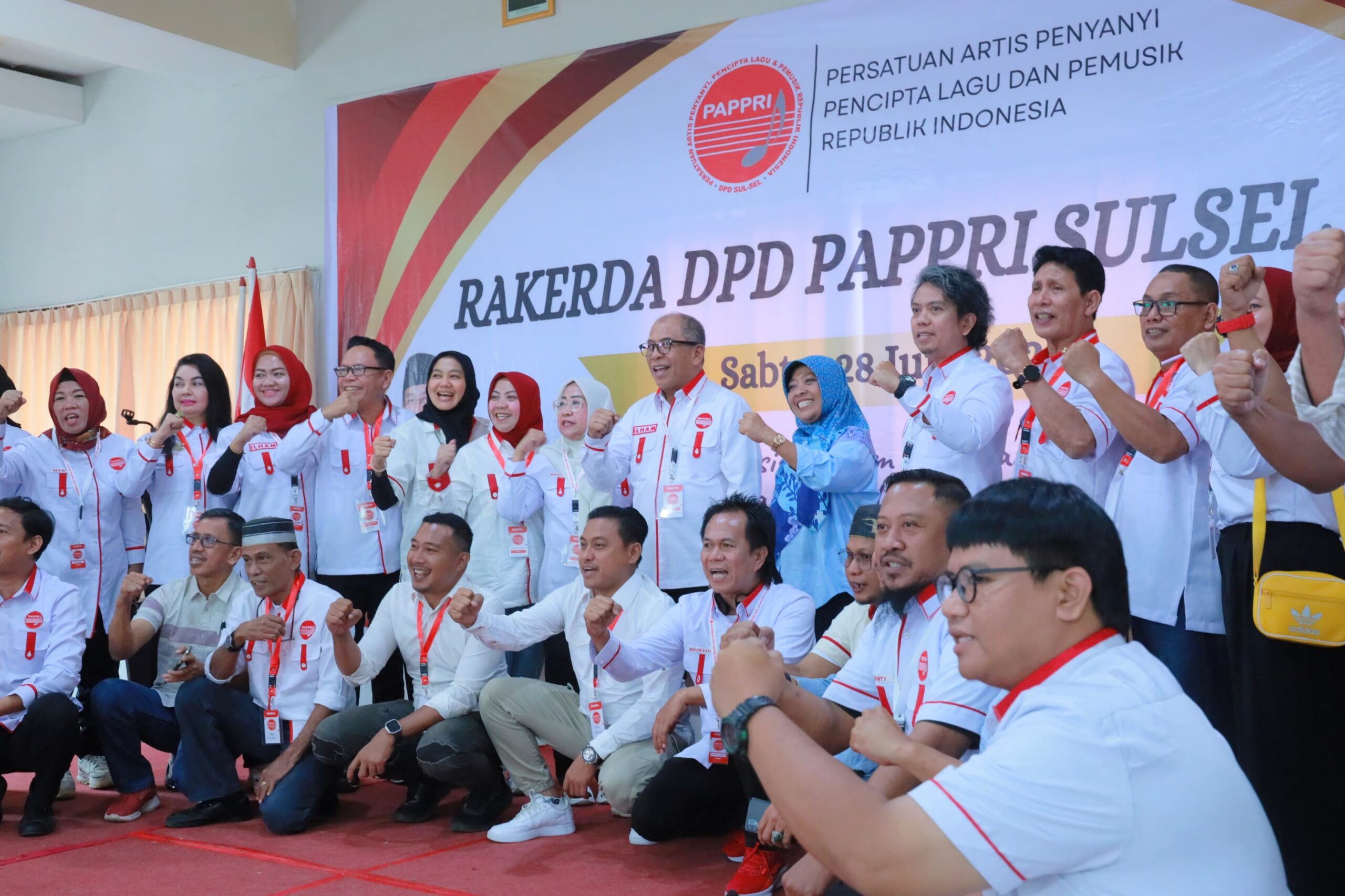 Dewan Pimpinan Daerah Persatuan Artis Penyanyi, Pencipta Lagu, dan Pemusik Republik Indonesia (DPD PAPPRI) Sulawesi Selatan menggelar Rapat Kerja Daerah (Rakerda) di Hotel Celebes, Malino, Sabtu, (28/06/2025).
