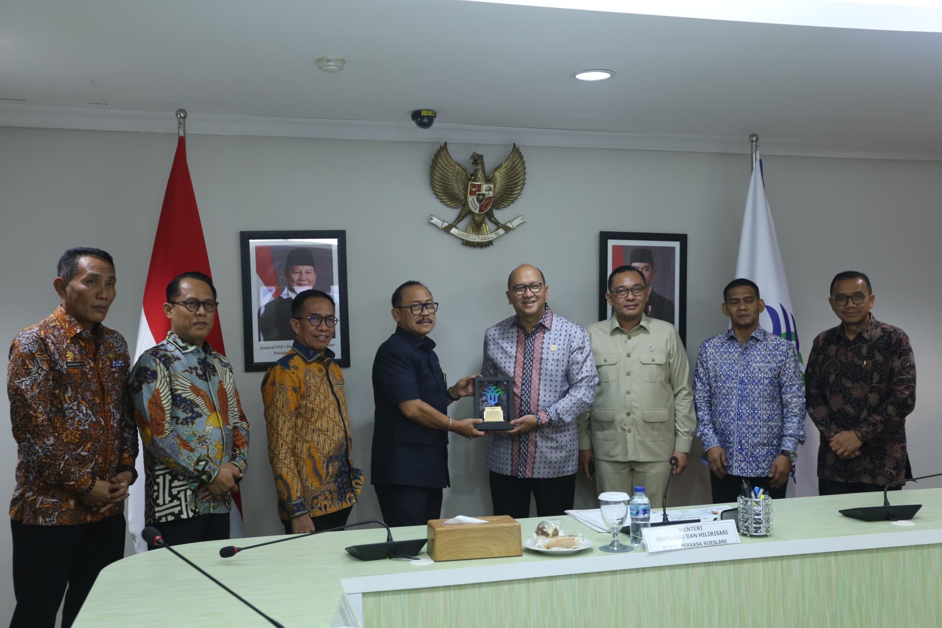 Gubernur Sulbar, Suhardi Duka Saat Melakukan Kunjungan Ke Kementerian Investasi/BPKM dan Langsung Diterima Oleh Menteri Investasi, Rosan Roeslani