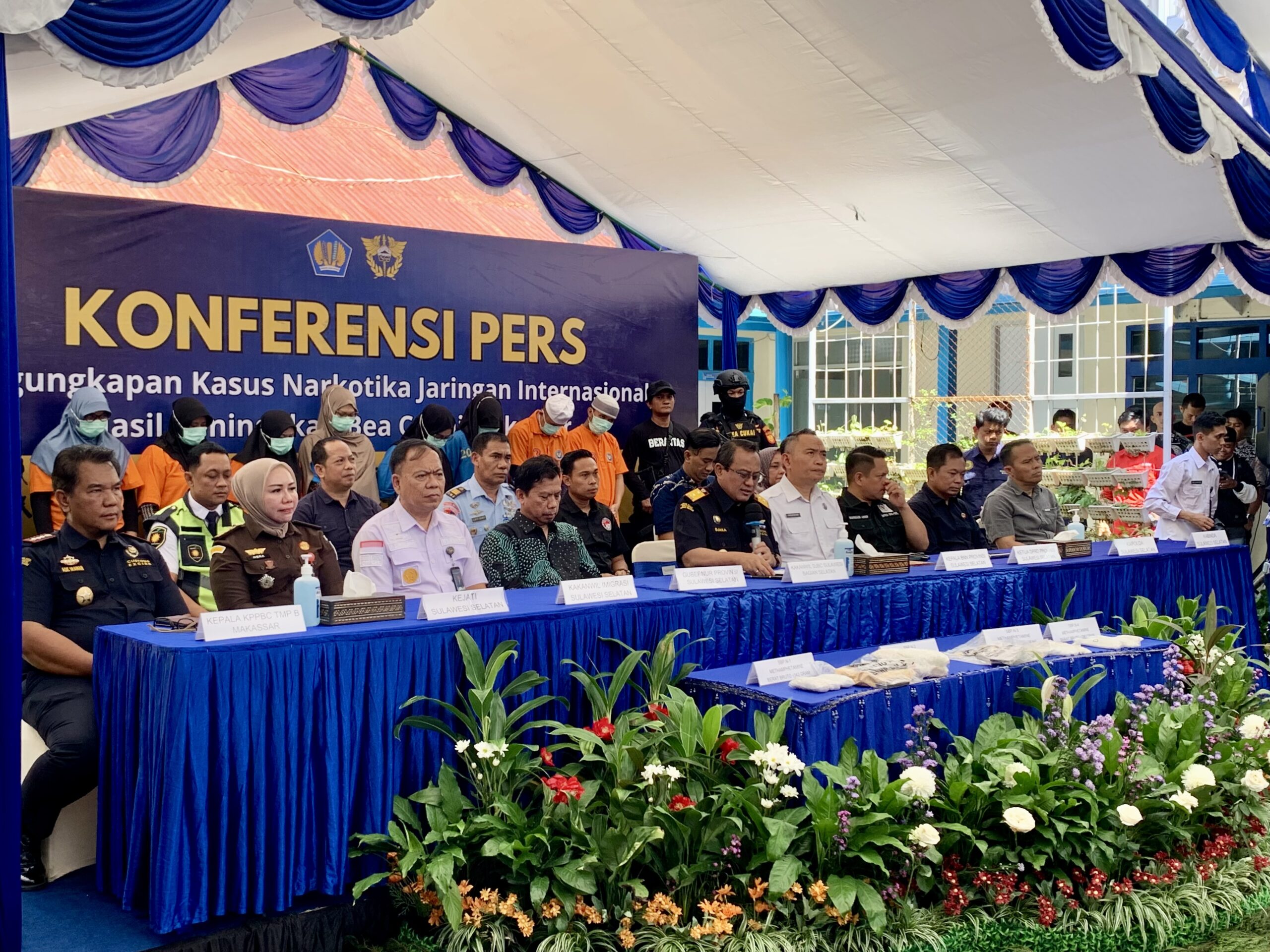 Bea Cukai Makassar Bongkar Penyelundupan Sabu Jaringan Internasional, 2.000 Gram Barang Bukti Diamankan