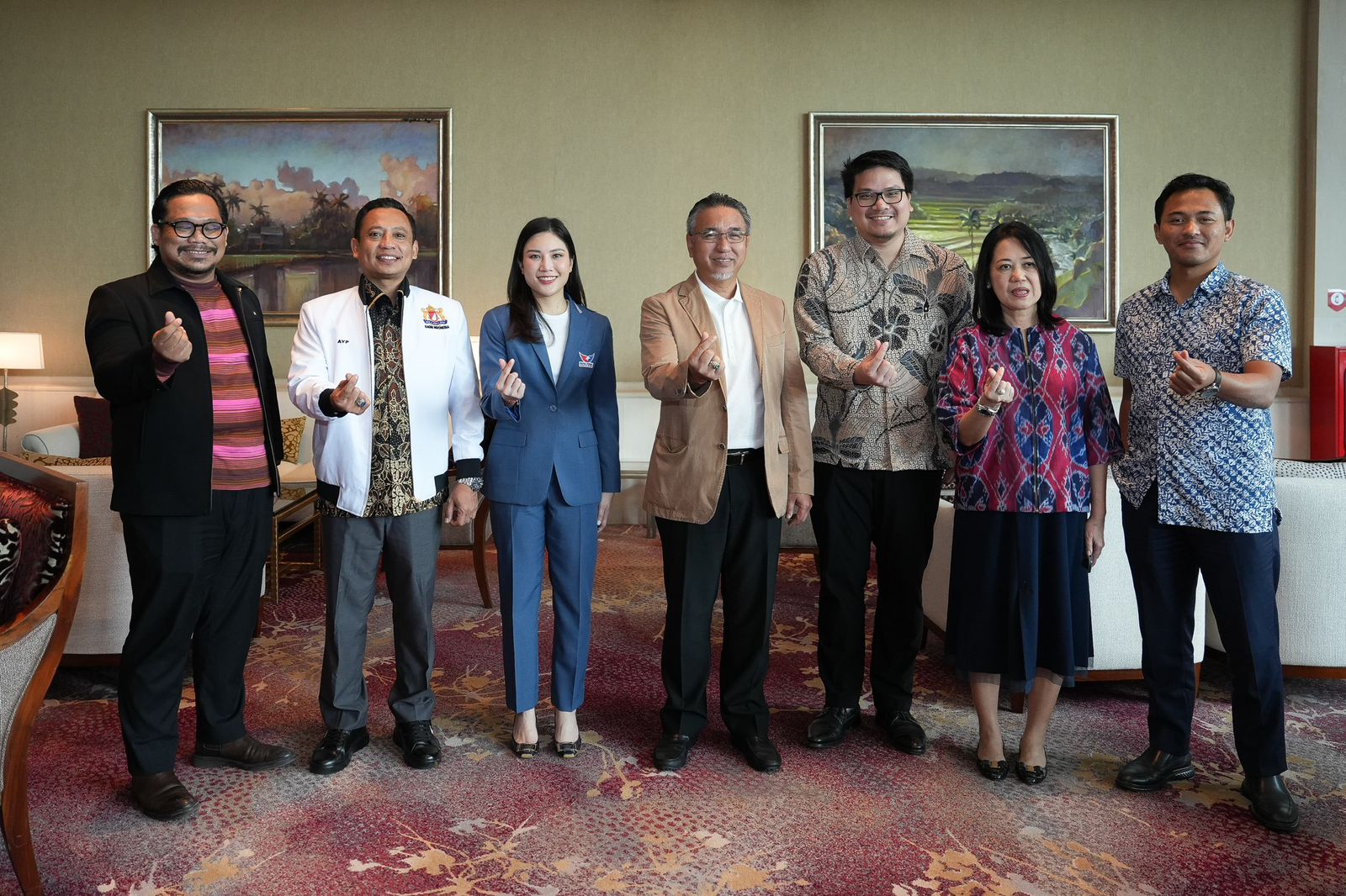 Ketua Umum DPP Perindo, Angela Tanoesoedibjo Serta Jajaran Bertemu Wamenhan Malaysia, Adly Zahari