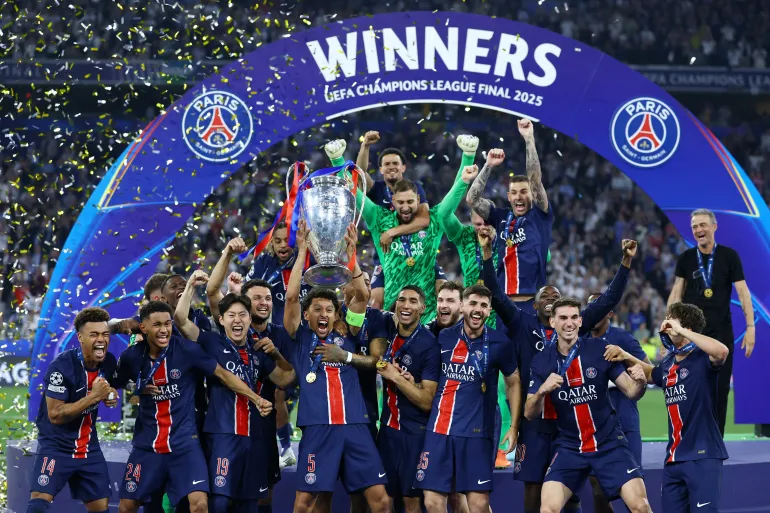Paris Saint Germain's Juara Liga Champions