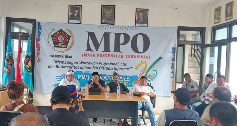 Persatuan Wartawan Indonesia (PWI) Bekasi Raya Saat Gelar Masa Pengenalan Organisasi (MPO)