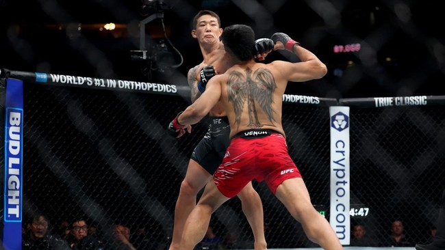 UFC 316 Jeka Saragih Kalah 28 Detik Dari Petarung Asal Korea Yoo Joo Sang