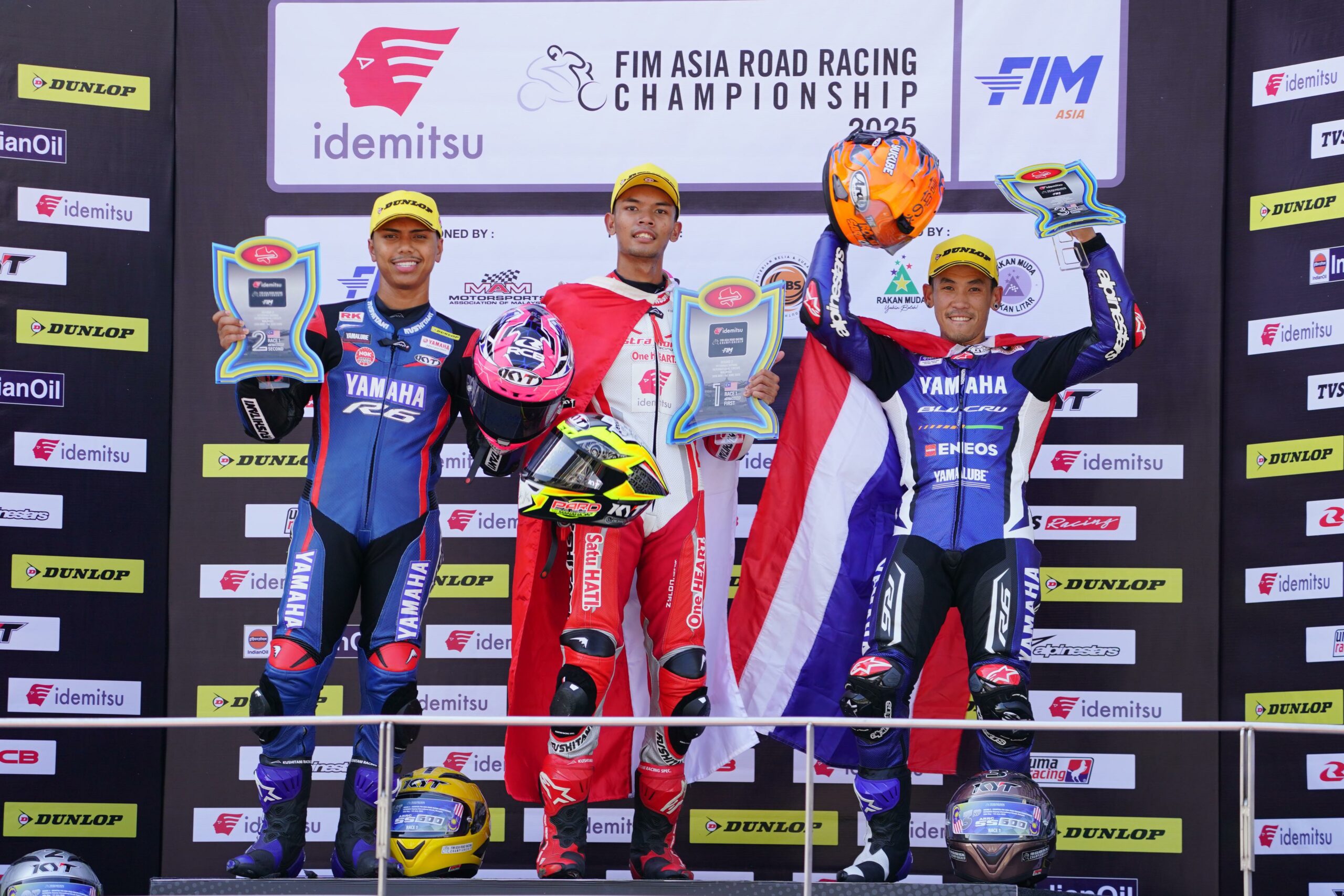 CBR Series Sapu Bersih Podium Pertama, AHRT Tunjukkan Dominasi di ARRC Sepang 2025