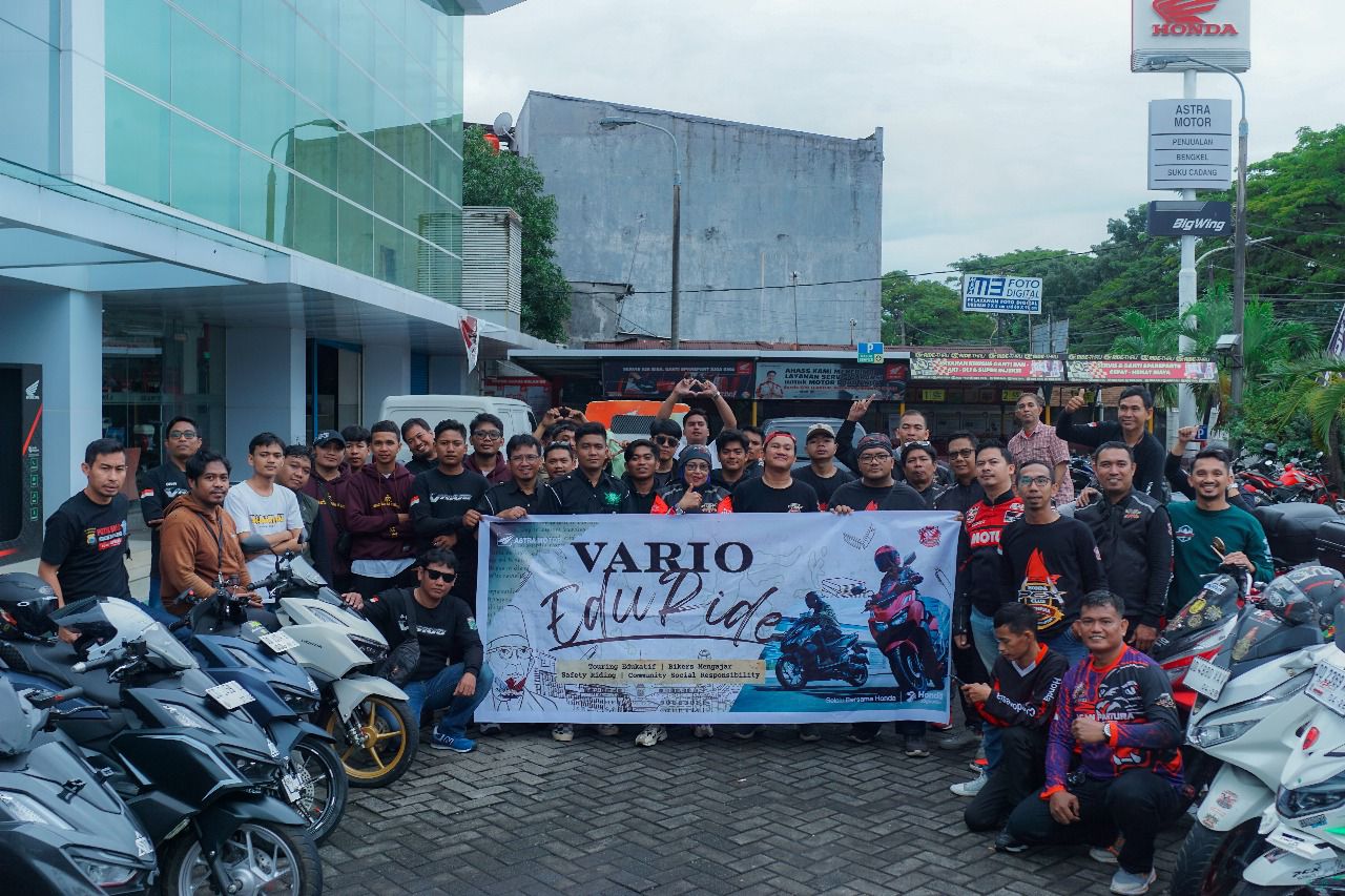Vario EduRide 2025: Touring Edukatif, Bikers Mengajar, dan Gathering Komunitas