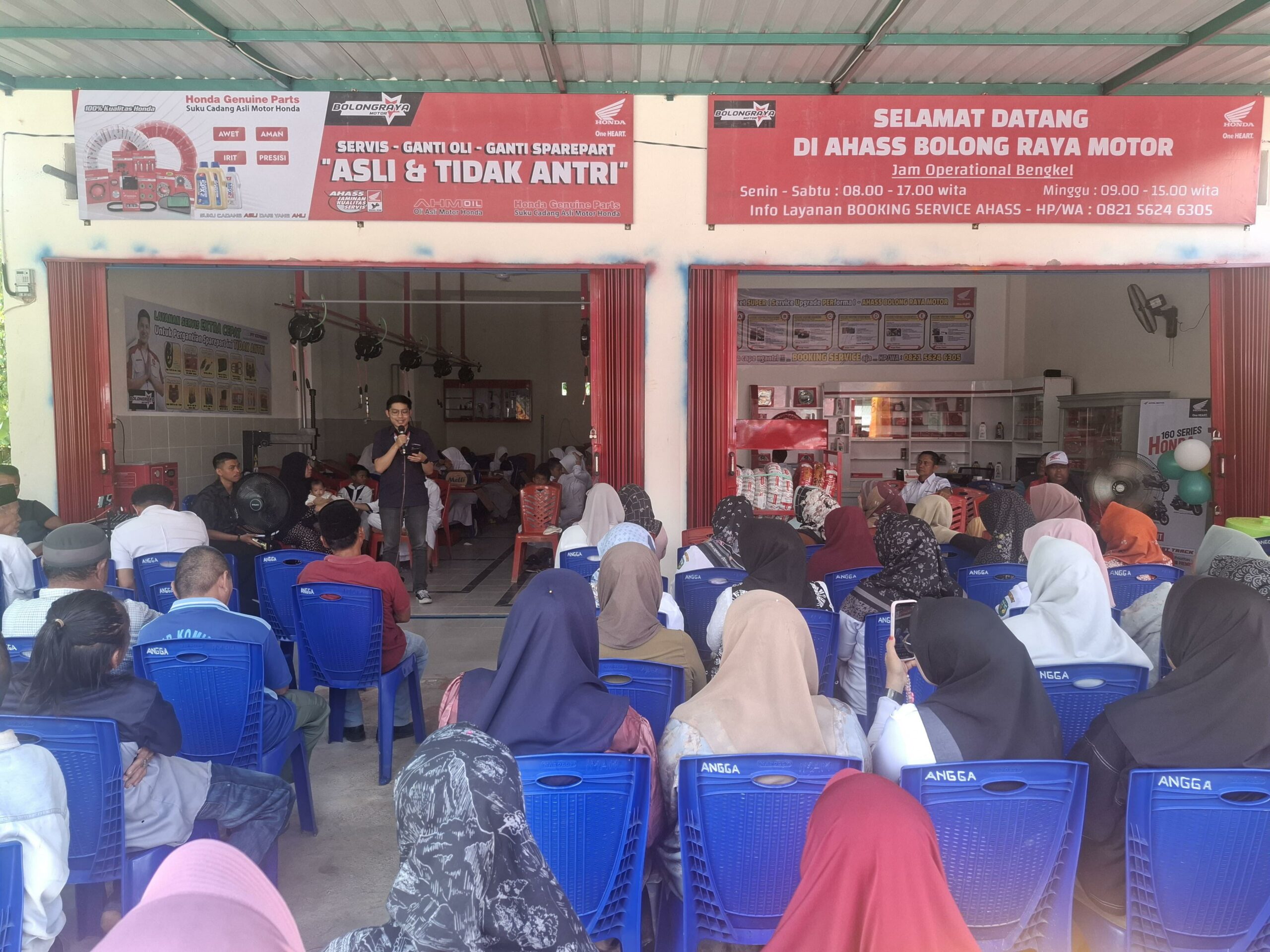Kian Dekat dengan Masyarakat Luwu, Asmo Sulsel Resmikan AHASS Bolong Raya Motor
